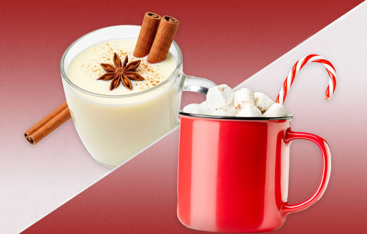 Eggnog vs. Hot Cocoa